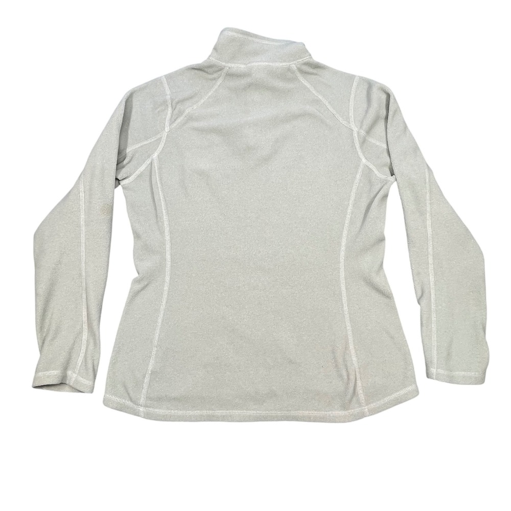 The North Face Grey TKA 100 Quarter Zip Fleece Pullover Women Medium - Picture 2 of 9